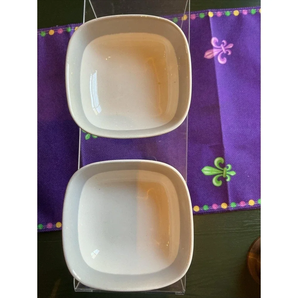 Set Of 2 Vintage 1940s‎ Weil Ware Blossom Fruit/Dessert Bowls